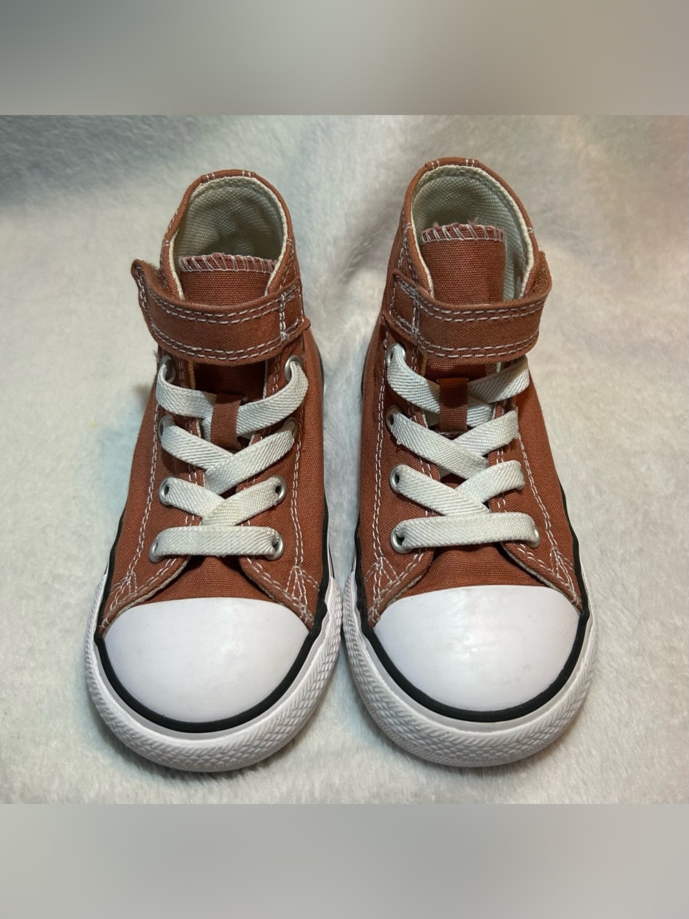 Converse All Star Toddler High-Top Sneakers Brown "In a Nutshell" Size 8